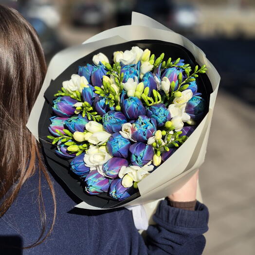 Bukiet "Blue Moments"