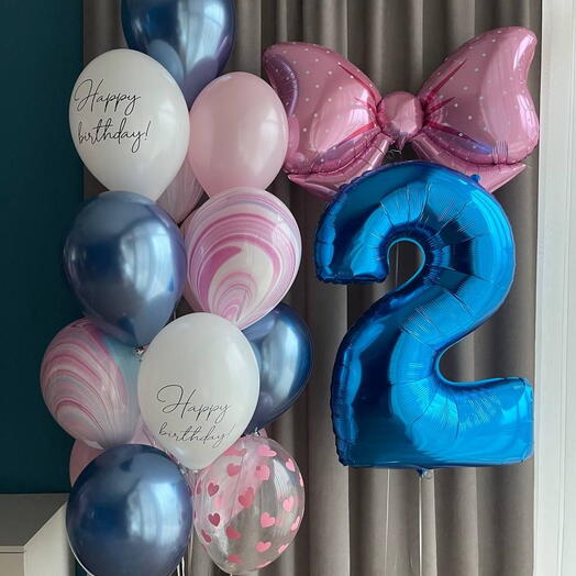 Pink and Blue Combination