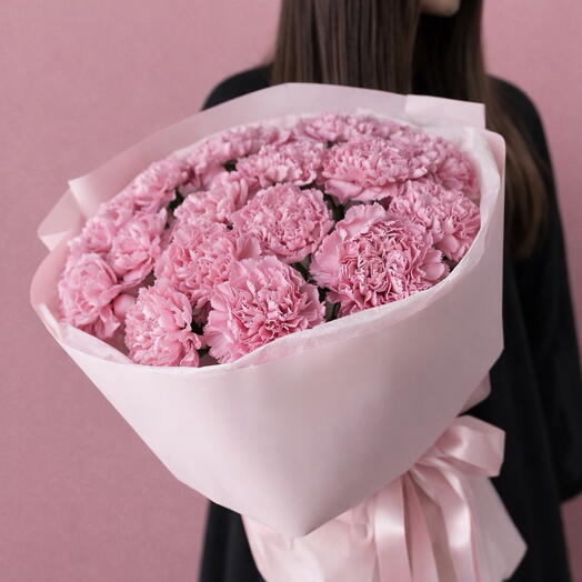 🌸 Bouquet of 19 pink dianthus