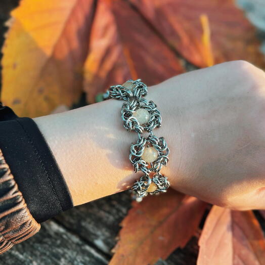 Citrine Bud Bracelet || наруквица