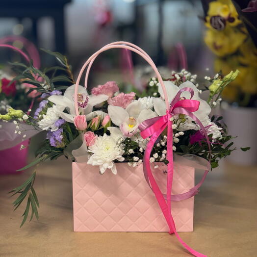 Orchid   Roses Flower Box