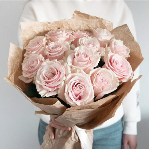 Bouquet Roses Pink Mondial