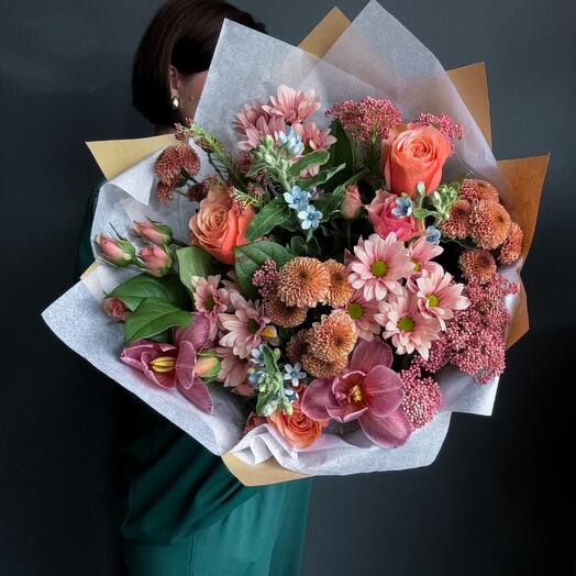 Fall 10 with peony rose and tulips