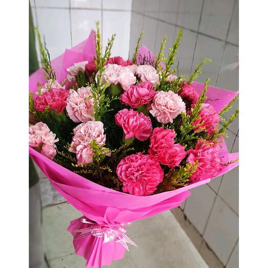 Happy Times Carnations Flower Bouquet