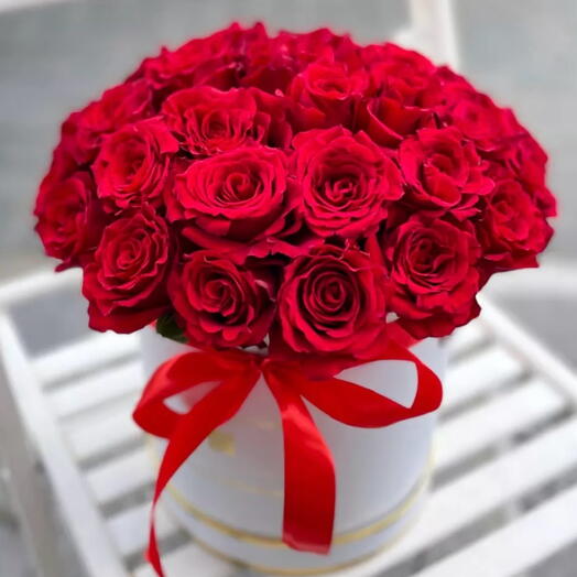 Virágok dobozban Red Love