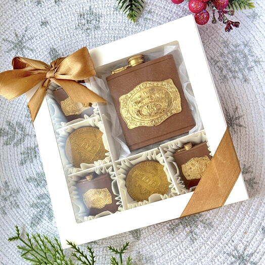 Pudełko czekoladek dla dżentelmenów «Gold