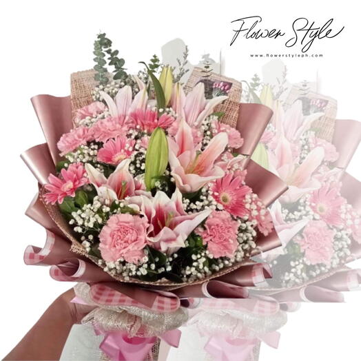 Ultimate Pink flower bouquet