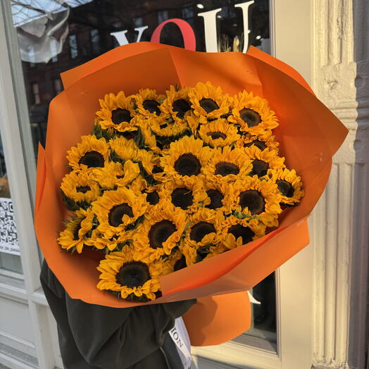 Подсолнухи 30 стеблей