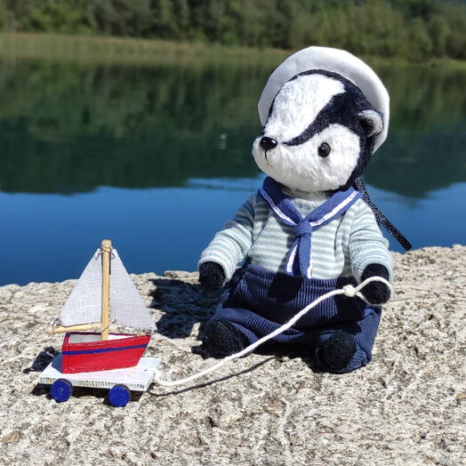 Teddy badger sailor