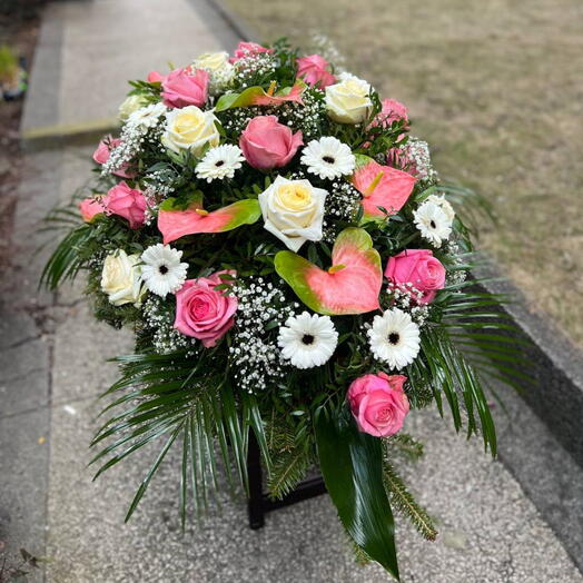 Funeral bouquet Silent memory