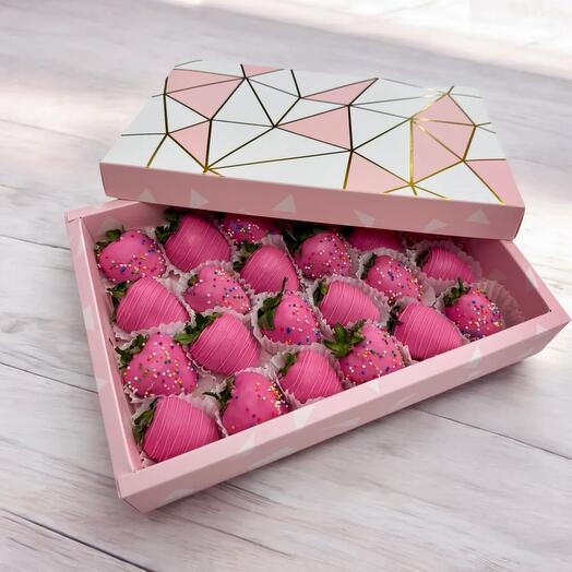 Valentine s Day Chocolate-Covered Strawberries - 24
