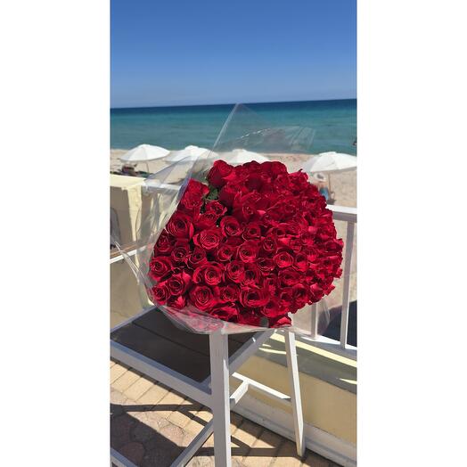 101 red roses