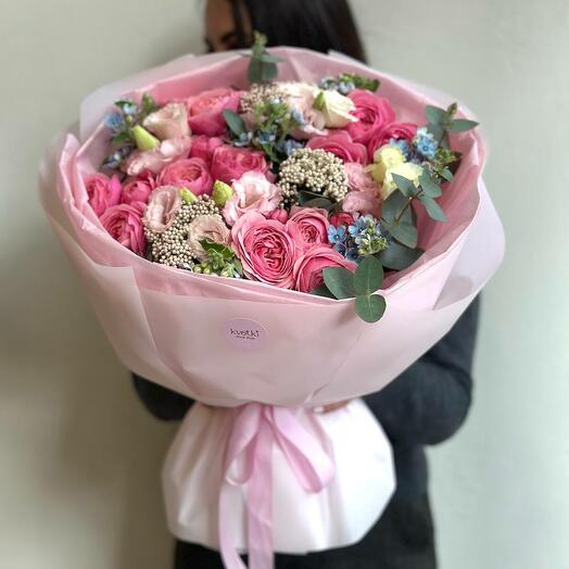 Mixed bouquet with rose Silva