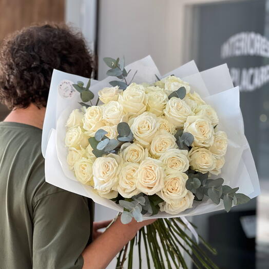 PLAYA BLANCA (45 rosas importadas)