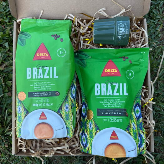 Conjunto de cafe com xicara de espresso