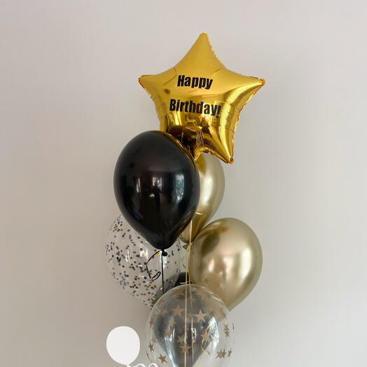 Set balonowy z małą gwiazdką