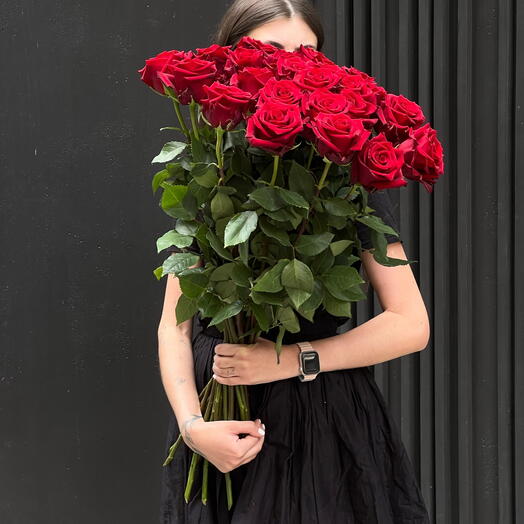 21 roses longues VIP