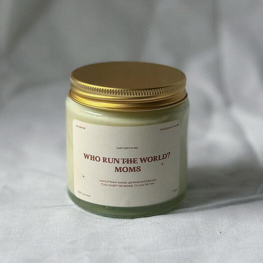 Scented candle «Who run the world»