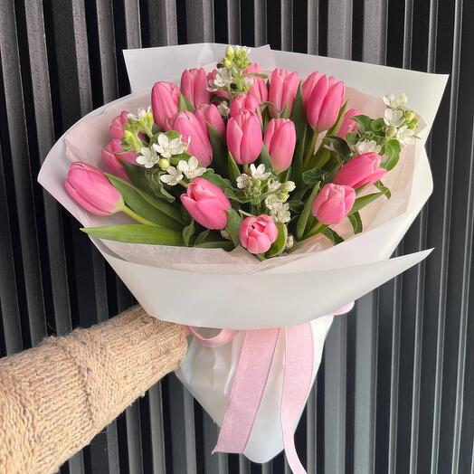 Tulips with oxypetalum