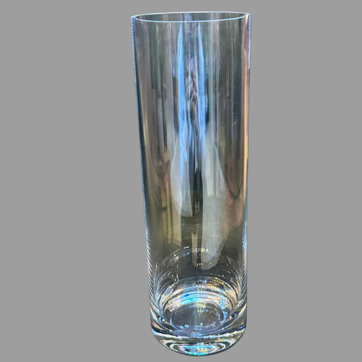 Altura del jarrón de vidrio