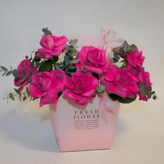 Fresh Flower Pink Roses