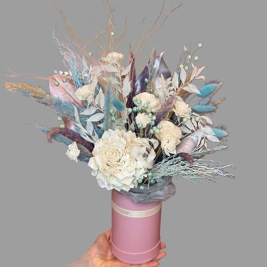 Dried fruits in a box