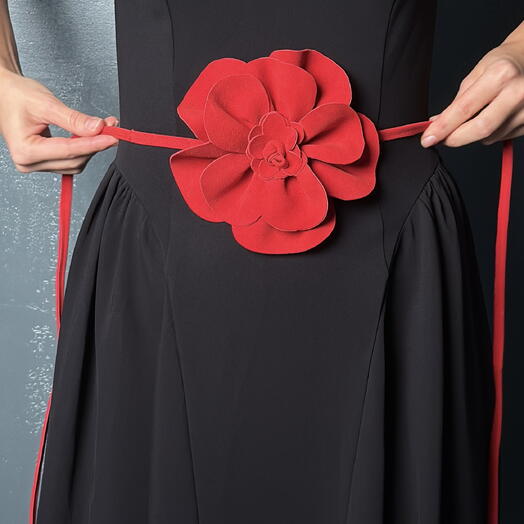 Цветок Пояс - Аксессуар из натуральной кожи