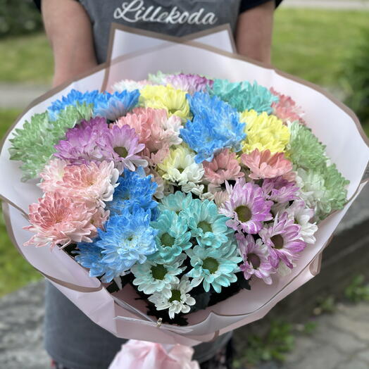 «Gigant» Bouquet 19 Crysantenum Mix