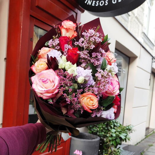 Bouquet for a solid person