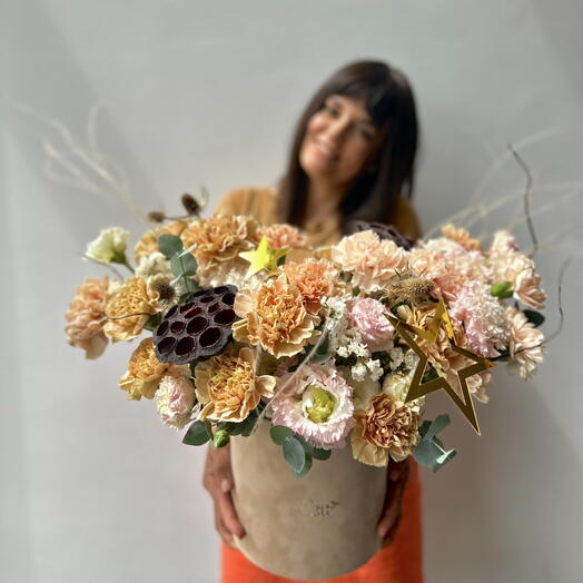 Flowers in box L Stars of the Negev desert