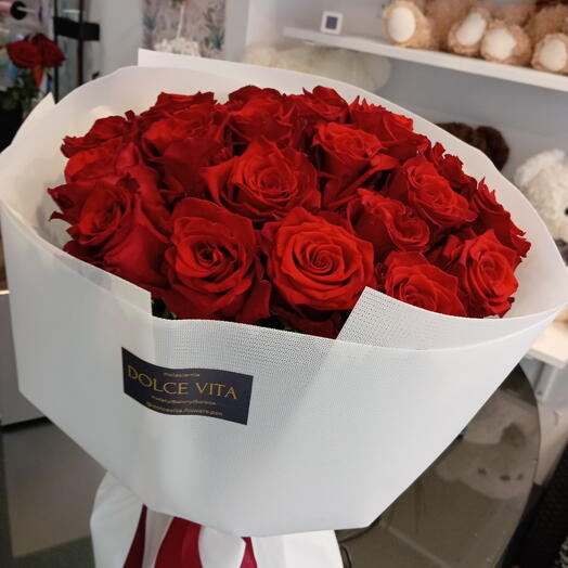 Bouquet of 21 roses