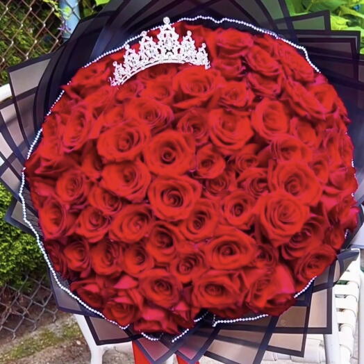 Букет 100 роз Бучон