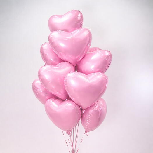 Heart shaped  balloons 15pcs