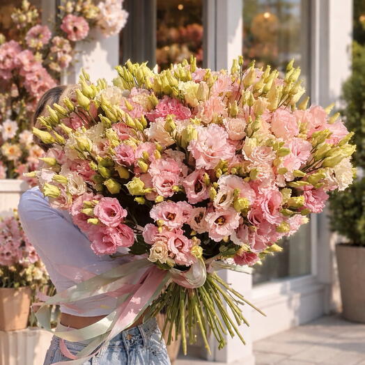 Premium Pastel Lisianthus Bouquet