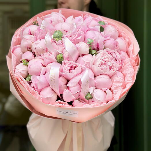 🌸 35 Pink Peonies