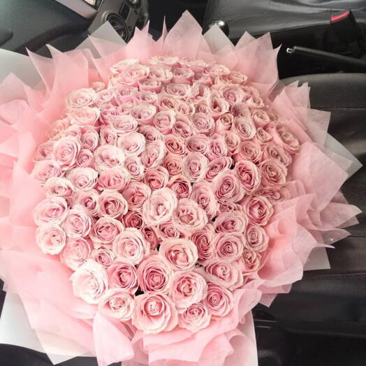 101 pink roses