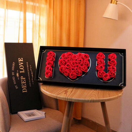 Luxury Red Rose Huge Box with LED Lights  A  Perfect Present for your special Person Gift