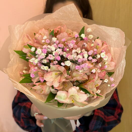 Piccolo bouquet con astromeria