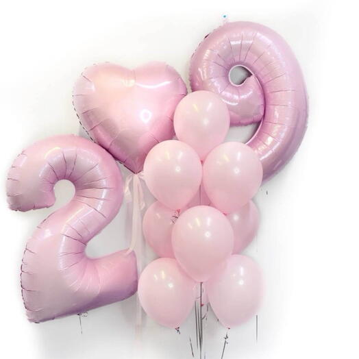 Композиция из 15 шаров