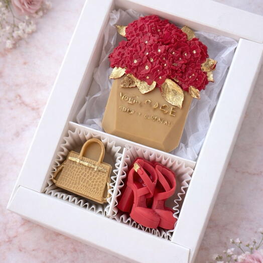 Pudełko czekoladek z perfumami 2