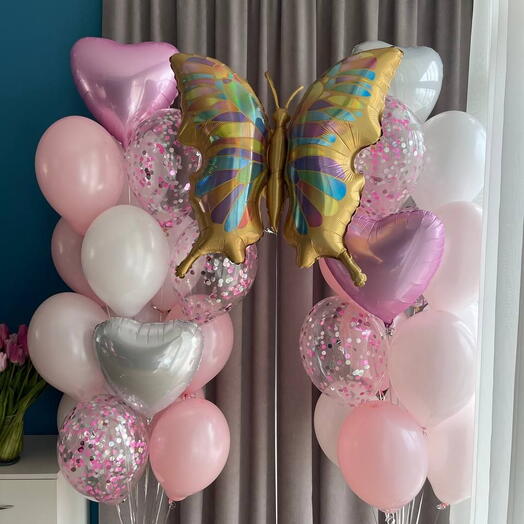 Pink Set with Butterfly