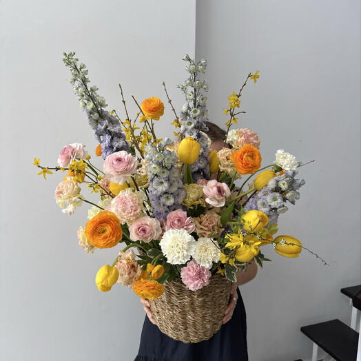 Big flower basket