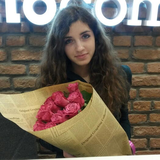 Bouquet Of Royal Pink Roses