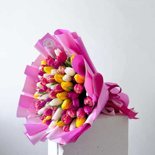 101 tulips mix colors