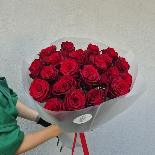 21 red roses