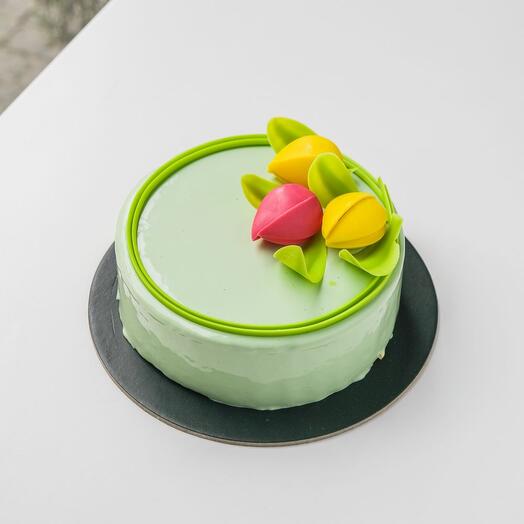 Floral Mango Сheesecake