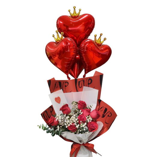 Love Flower Balloon 16