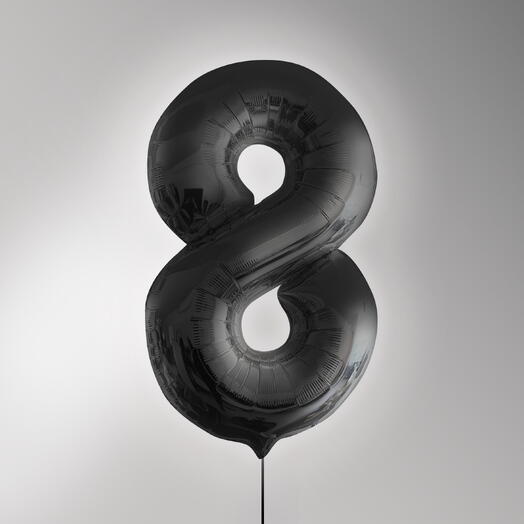 Large Number Helium Balloon (0-9) 85 cm