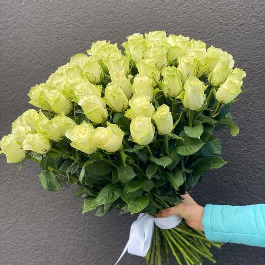 Bouquet of 55 roses "Athena"