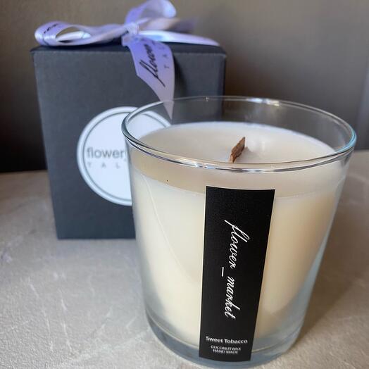 Aroma candle Vanilla life in a glass 250 gr